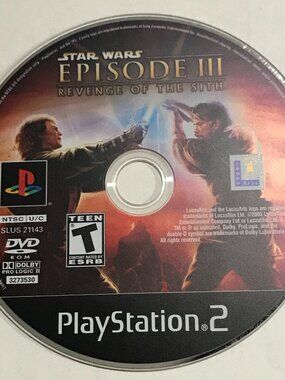 Star Wars Episode 3 Revenge Of The Sith (PlayStation 2, 2005) PS2 Tested